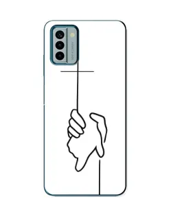 Чохол для Nokia G22 з картинкою «Рука тримає»
