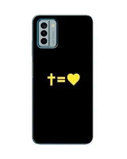 Чохол для Nokia G22 з картинкою «Серце та Хрест»
