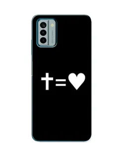 Чохол для Nokia G22 з картинкою «Хрест та Серце»