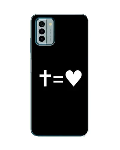 Чохол для Nokia G22 з картинкою «Хрест та Серце» Чохол для Nokia G22 з картинкою «Хрест та Серце»