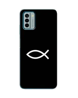 Чехол для Nokia G22 с картинкой «Символ рыбы Jesus»
