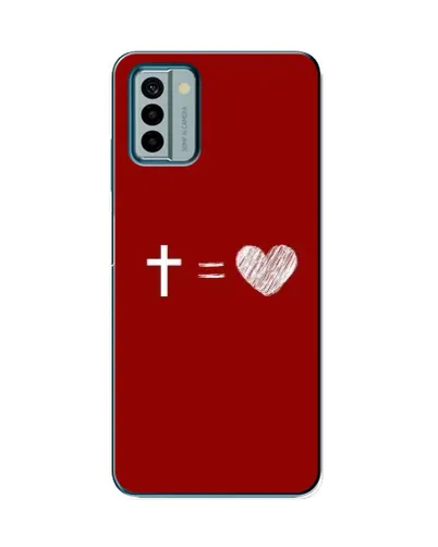 Чехол для Nokia G22 с картинкой «Уравнение любви» Чехол для Nokia G22 с картинкой «Уравнение любви»