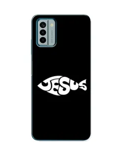 Чехол для Nokia G22 с картинкой «Рыба Jesus»