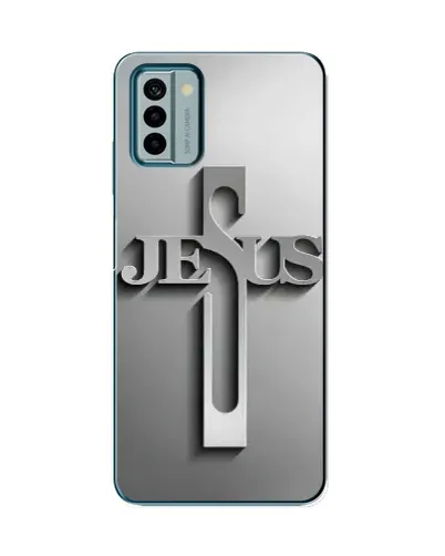Чехол для Nokia G22 с картинкой «Металлический крест Jesus» Чехол для Nokia G22 с картинкой «Металлический крест Jesus»