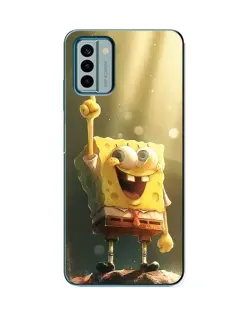 Чехол для Nokia G22 с картинкой «Сияющий Спанч Боб»