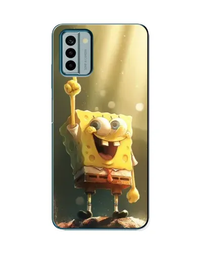 Чехол для Nokia G22 с картинкой «Сияющий Спанч Боб»