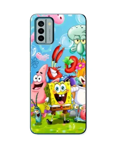 Чехол для Nokia G22 с картинкой «Губка Боб и друзья» Чехол для Nokia G22 с картинкой «Губка Боб и друзья»