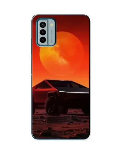 Чехол для Nokia G22 с картинкой «Cybertruck на Марсе» Чехол для Nokia G22 с картинкой «Cybertruck на Марсе»