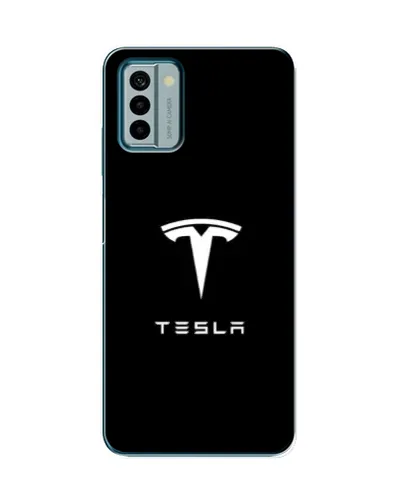Чехол для Nokia G22 с картинкой «Tesla White Logo» Чехол для Nokia G22 с картинкой «Tesla White Logo»