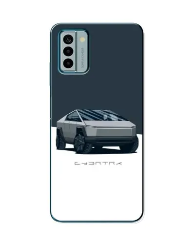 Чехол для Nokia G22 с картинкой «Серебристый Cybertruck Tesla» Чехол для Nokia G22 с картинкой «Серебристый Cybertruck Tesla»
