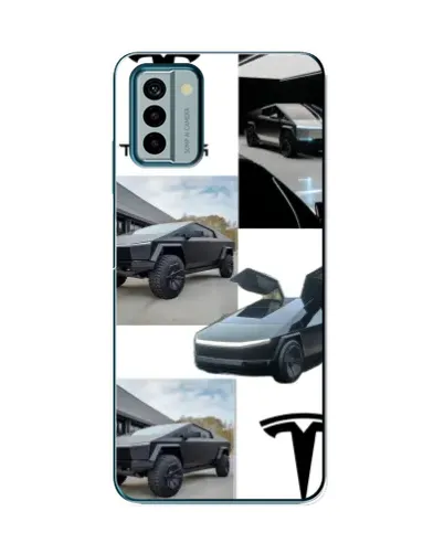 Чехол для Nokia G22 с картинкой «Коллаж Cybertruck Tesla» Чехол для Nokia G22 с картинкой «Коллаж Cybertruck Tesla»
