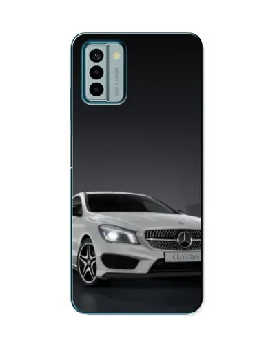 Чехол для Nokia G22 с картинкой «Mercedes AMG GT Silver»