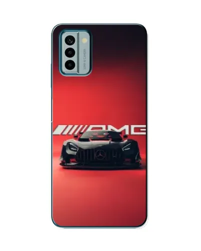 Чехол для Nokia G22 с картинкой «Mercedes AMG — красная линия»