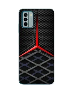 Чехол для Nokia G22 с картинкой «Mercedes Carbon Grid»