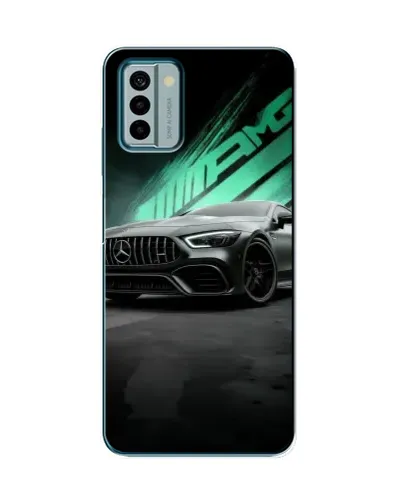 Чехол для Nokia G22 с картинкой «Темный Mercedes AMG»