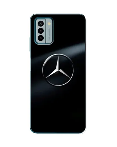 Чехол для Nokia G22 с картинкой «Mercedes на металле» Чехол для Nokia G22 с картинкой «Mercedes на металле»
