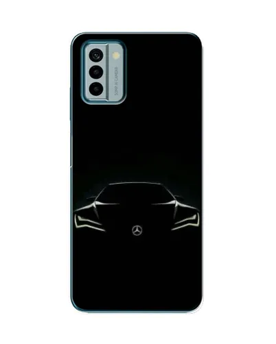 Чехол для Nokia G22 с картинкой «Mercedes — силуэт авто» Чехол для Nokia G22 с картинкой «Mercedes — силуэт авто»