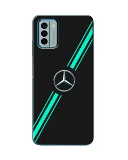 Чехол для Nokia G22 с картинкой «Спортивные линии Mercedes»