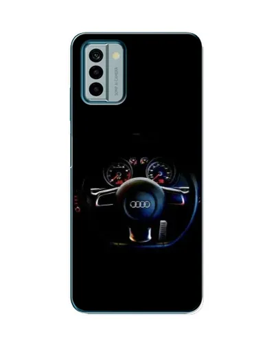 Чехол для Nokia G22 с картинкой «Салон Audi — руль»