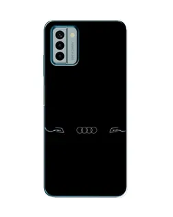 Чехол для Nokia G22 с картинкой «Audi — световой подпись» Чехол для Nokia G22 с картинкой «Audi — световой подпись»