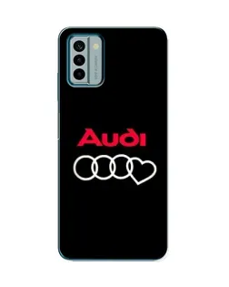 Чехол для Nokia G22 с картинкой «Логотип Audi Heart» Чехол для Nokia G22 с картинкой «Логотип Audi Heart»