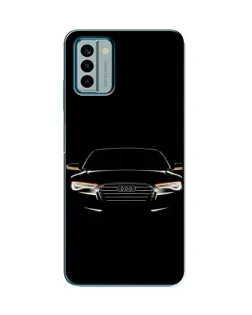 Чехол для Nokia G22 с картинкой «Audi — ночной контур»