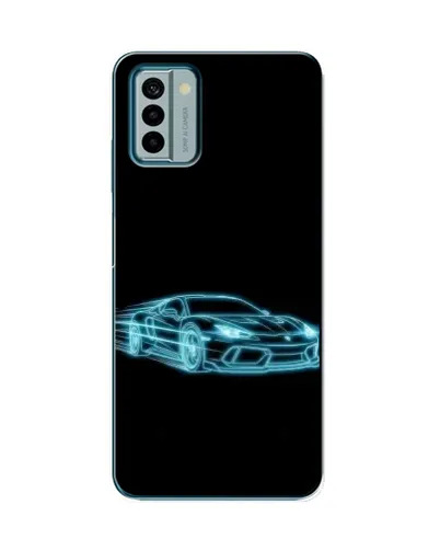 Чехол для Nokia G22 с картинкой «Неоновый контур Lamborghini» Чехол для Nokia G22 с картинкой «Неоновый контур Lamborghini»