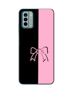 Чохол для Nokia G22 з картинкою «Половинки банту»