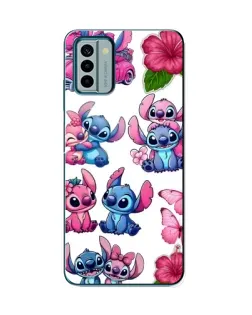 Чохол для Nokia G22 з картинкою «Стікери Stitch та Angel»