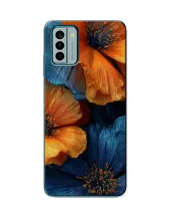 Чохол для Nokia G22 з картинкою «Яскрава синьо-помаранчева флора» Чохол для Nokia G22 з картинкою «Яскрава синьо-помаранчева флора»