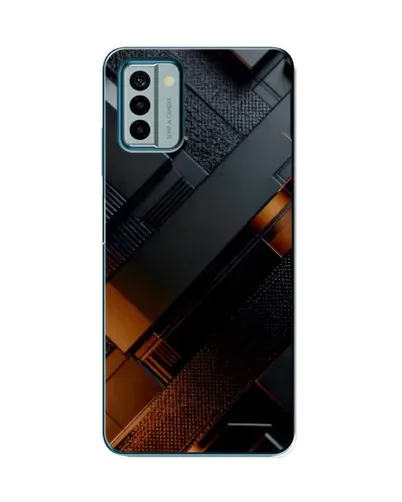 Чохол для Nokia G22 з картинкою «Чорні геометричні блоки» Чохол для Nokia G22 з картинкою «Чорні геометричні блоки»