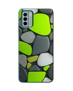 Чохол для Nokia G22 з картинкою «Яскрава неонова галька»