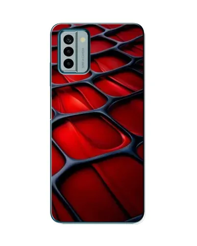 Чохол для Nokia G22 з картинкою «Червона глянцева сітка» Чохол для Nokia G22 з картинкою «Червона глянцева сітка»