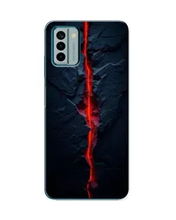 Чохол для Nokia G22 з картинкою «Червона лавова тріщина»