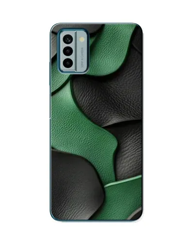 Чохол для Nokia G22 з картинкою «Зелені шкіряні хвилі» Чохол для Nokia G22 з картинкою «Зелені шкіряні хвилі»