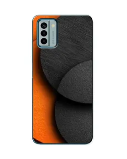 Чохол для Nokia G22 з картинкою «Геометрія помаранчевих кіл»