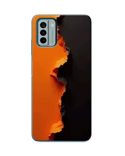 Чохол для Nokia G22 з картинкою «Помаранчевий розлом»