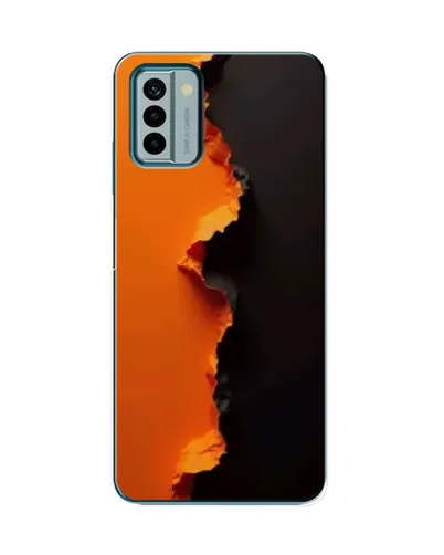 Чохол для Nokia G22 з картинкою «Помаранчевий розлом» Чохол для Nokia G22 з картинкою «Помаранчевий розлом»