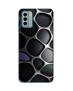 Чохол для Nokia G22 з картинкою «Об'ємна темна решітка»