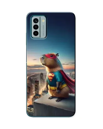 Чехол для Nokia G22 с картинкой «Капи-мен супергерой»