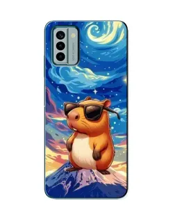 Чехол для Nokia G22 с картинкой «Капибара Ван Гога»