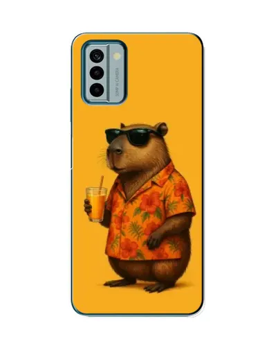 Чехол для Nokia G22 с картинкой «Капибара на отдыхе»