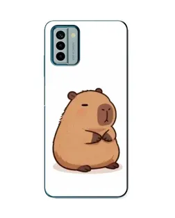 Чехол для Nokia G22 с картинкой «Толстенькая капибара»