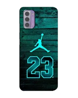 Чехол для Nokia G42 с картинкой «Jordan Cyan 23» Чехол для Nokia G42 с картинкой «Jordan Cyan 23»