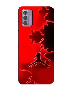 Чехол для Nokia G42 с картинкой «Jordan Red Smoke» Чехол для Nokia G42 с картинкой «Jordan Red Smoke»