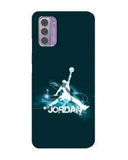 Чехол для Nokia G42 с картинкой «Jordan Blue Fire» Чехол для Nokia G42 с картинкой «Jordan Blue Fire»