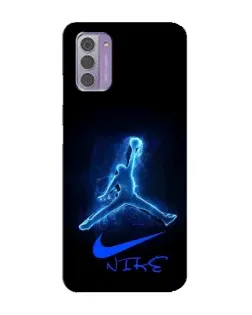 Чехол для Nokia G42 с картинкой «Jordan Neon Blue» Чехол для Nokia G42 с картинкой «Jordan Neon Blue»