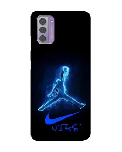 Чехол для Nokia G42 с картинкой «Jordan Neon Blue»