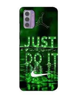 Чохол для Nokia G42 з картинкою «Зелений неоновий Nike»
