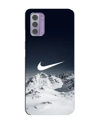 Чохол для Nokia G42 з картинкою «Nike — зимові гори» Чохол для Nokia G42 з картинкою «Nike — зимові гори»